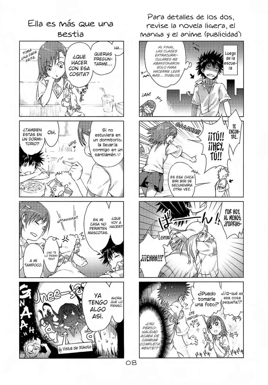 Toaru Majutsu no Index - Toaru Majutsu no Indexchu (Doujinshi) Capítulo 1 - Page 8