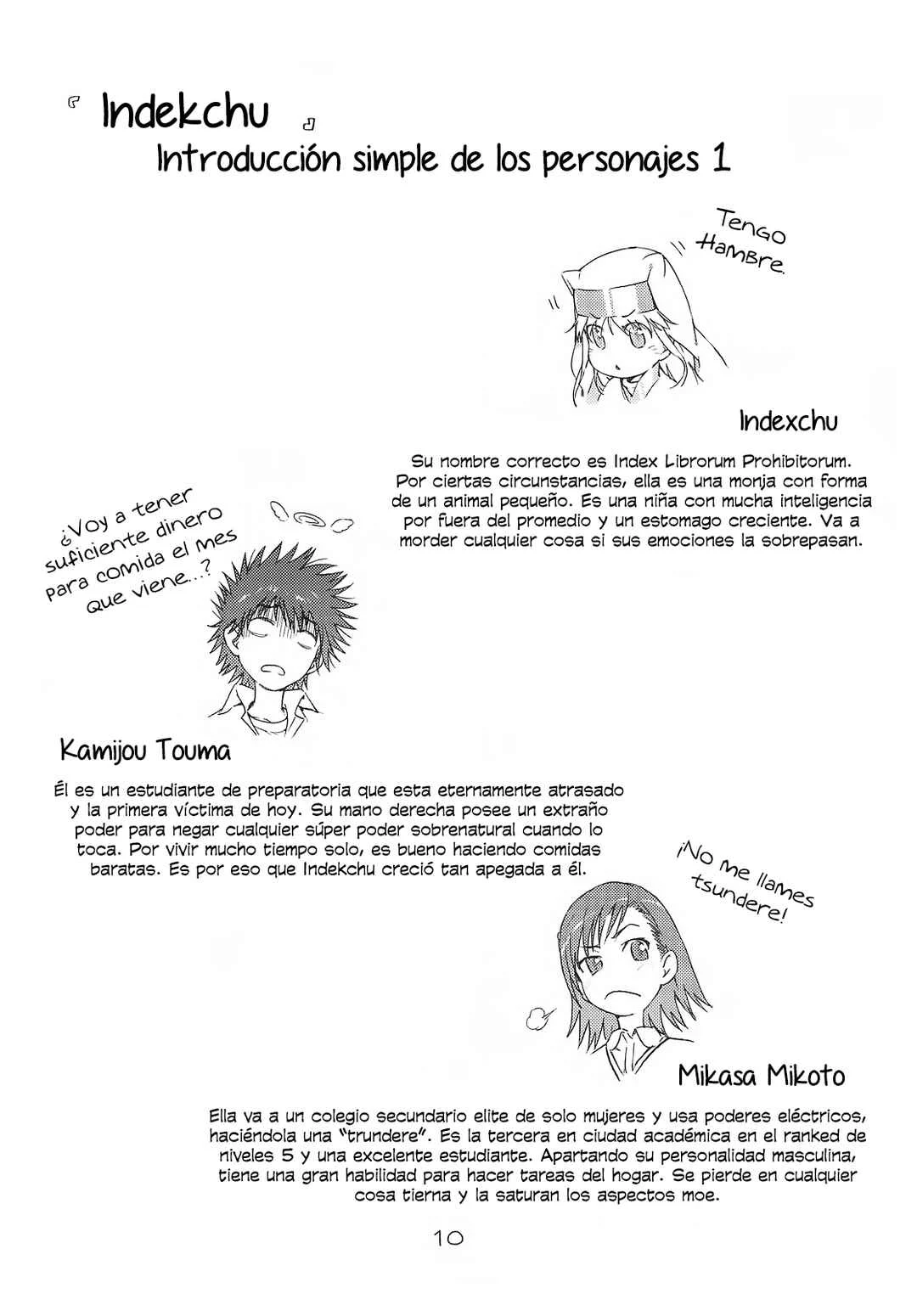 Toaru Majutsu no Index - Toaru Majutsu no Indexchu (Doujinshi) Capítulo 1 - Page 10