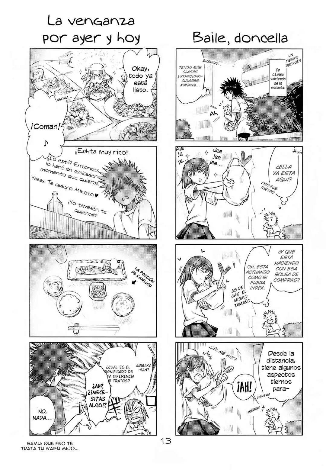 Toaru Majutsu no Index - Toaru Majutsu no Indexchu (Doujinshi) Capítulo 1 - Page 13