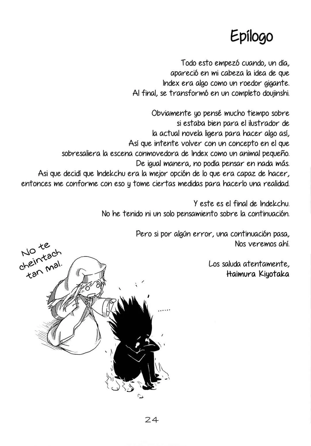 Toaru Majutsu no Index - Toaru Majutsu no Indexchu (Doujinshi) Capítulo 1 - Page 24