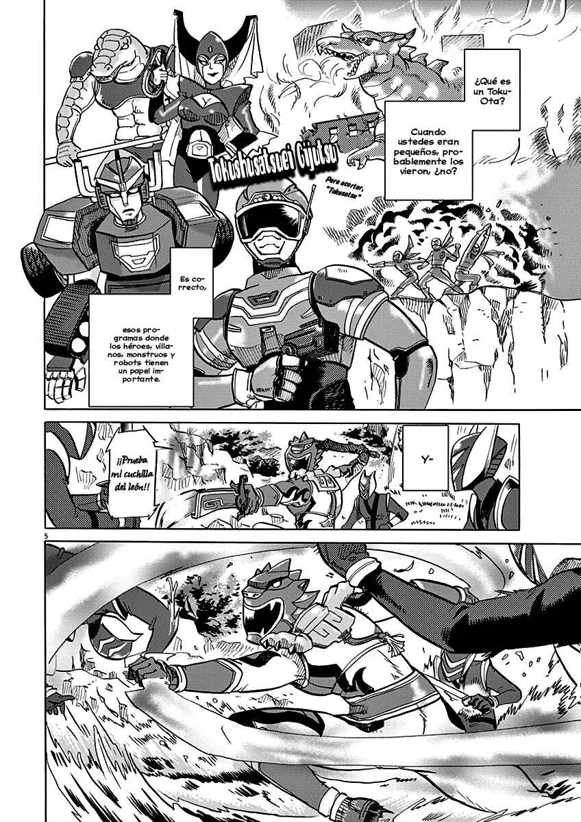 Tokusatsu Gagaga Capítulo 1: ¡Aparece Juushouwan Shishileo! - Page 10