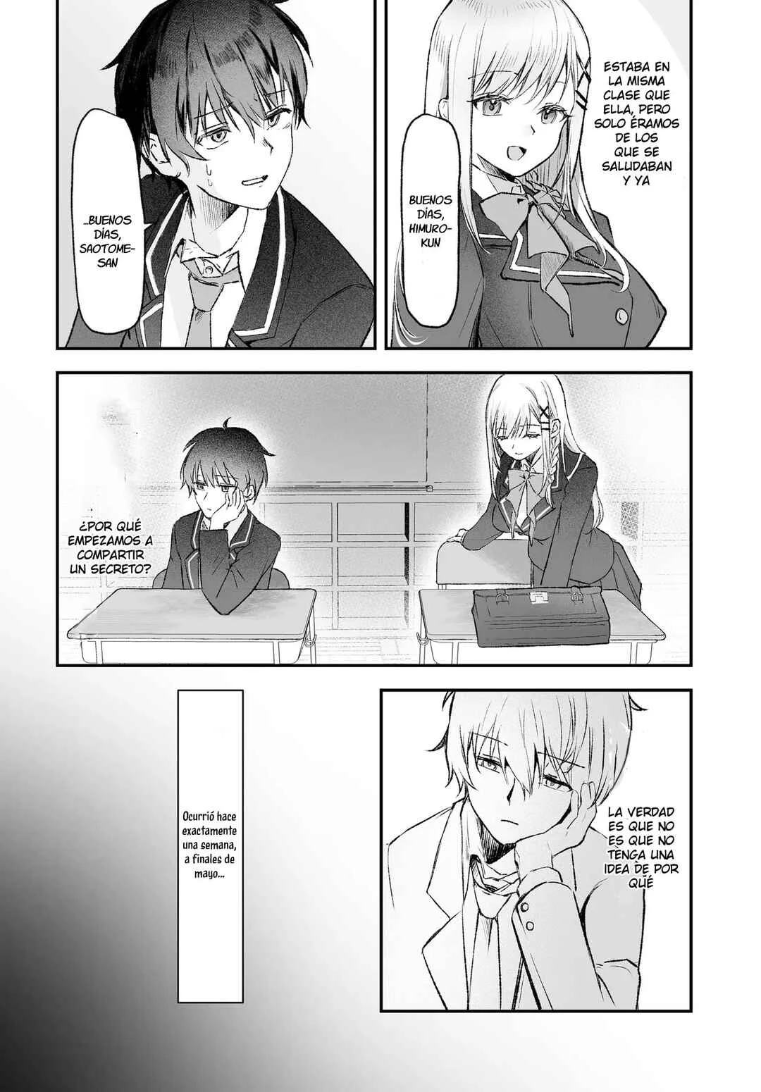 Tonari no Seki no Seijo-sama wa Ore ni Kossori Sukaato no Naka o Oshiete Kureru Capítulo 1 - Page 8