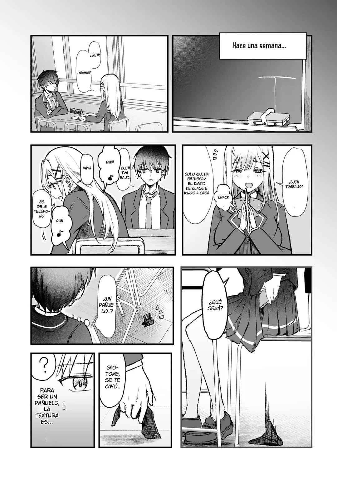 Tonari no Seki no Seijo-sama wa Ore ni Kossori Sukaato no Naka o Oshiete Kureru Capítulo 1 - Page 9