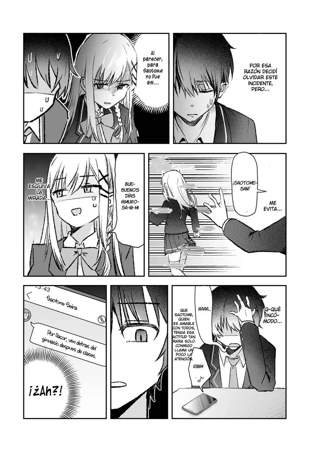 Tonari no Seki no Seijo-sama wa Ore ni Kossori Sukaato no Naka o Oshiete Kureru Capítulo 1 - Page 12