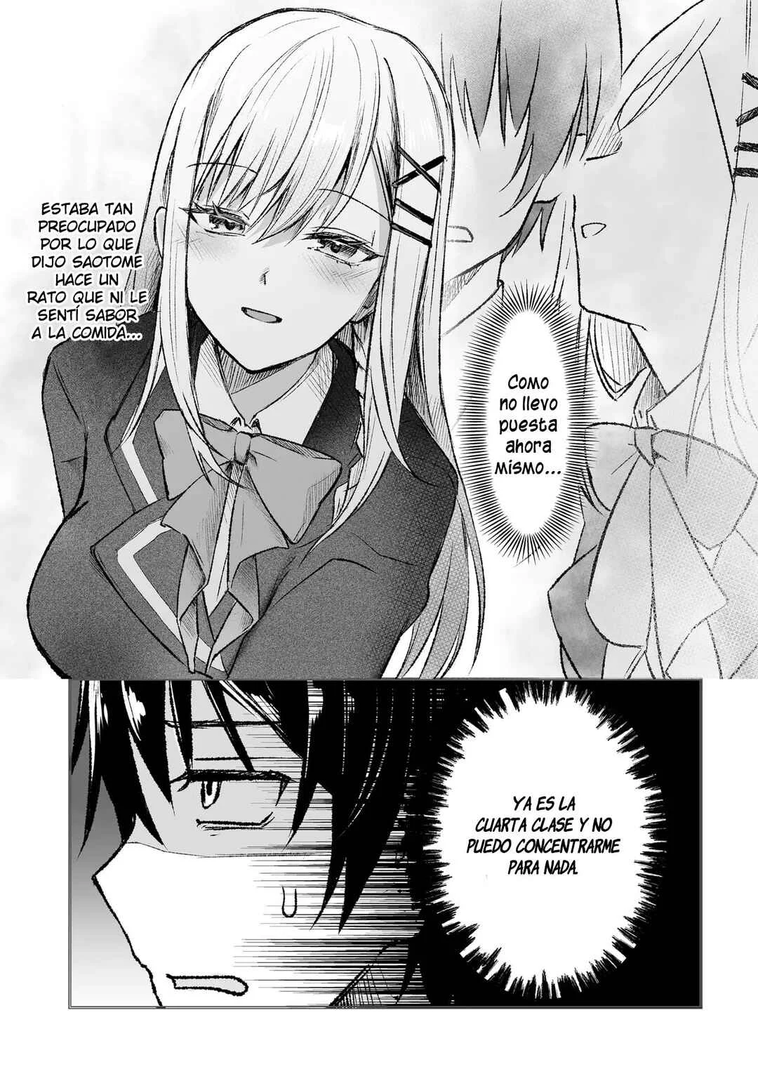 Tonari no Seki no Seijo-sama wa Ore ni Kossori Sukaato no Naka o Oshiete Kureru Capítulo 2 - Page 3