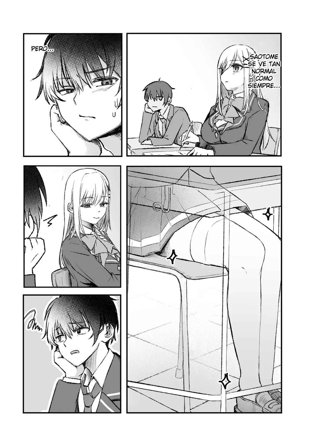 Tonari no Seki no Seijo-sama wa Ore ni Kossori Sukaato no Naka o Oshiete Kureru Capítulo 2 - Page 4
