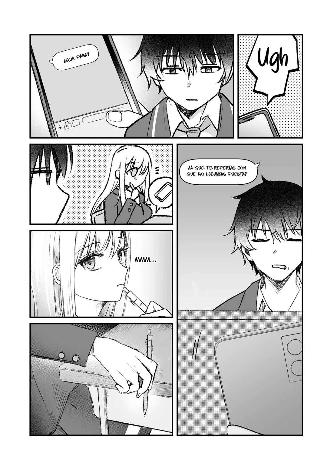 Tonari no Seki no Seijo-sama wa Ore ni Kossori Sukaato no Naka o Oshiete Kureru Capítulo 2 - Page 5