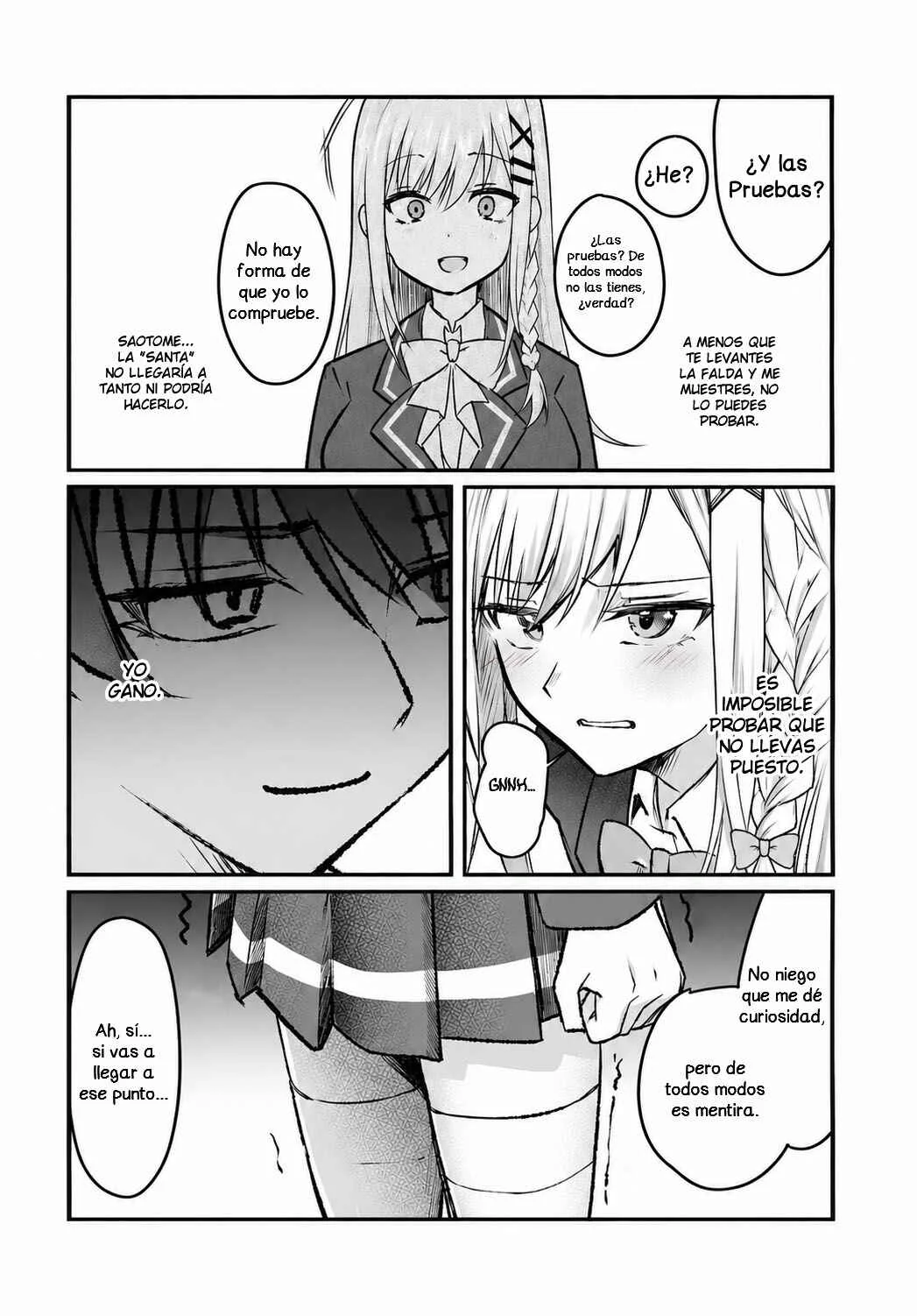 Tonari no Seki no Seijo-sama wa Ore ni Kossori Sukaato no Naka o Oshiete Kureru Capítulo 2 - Page 14