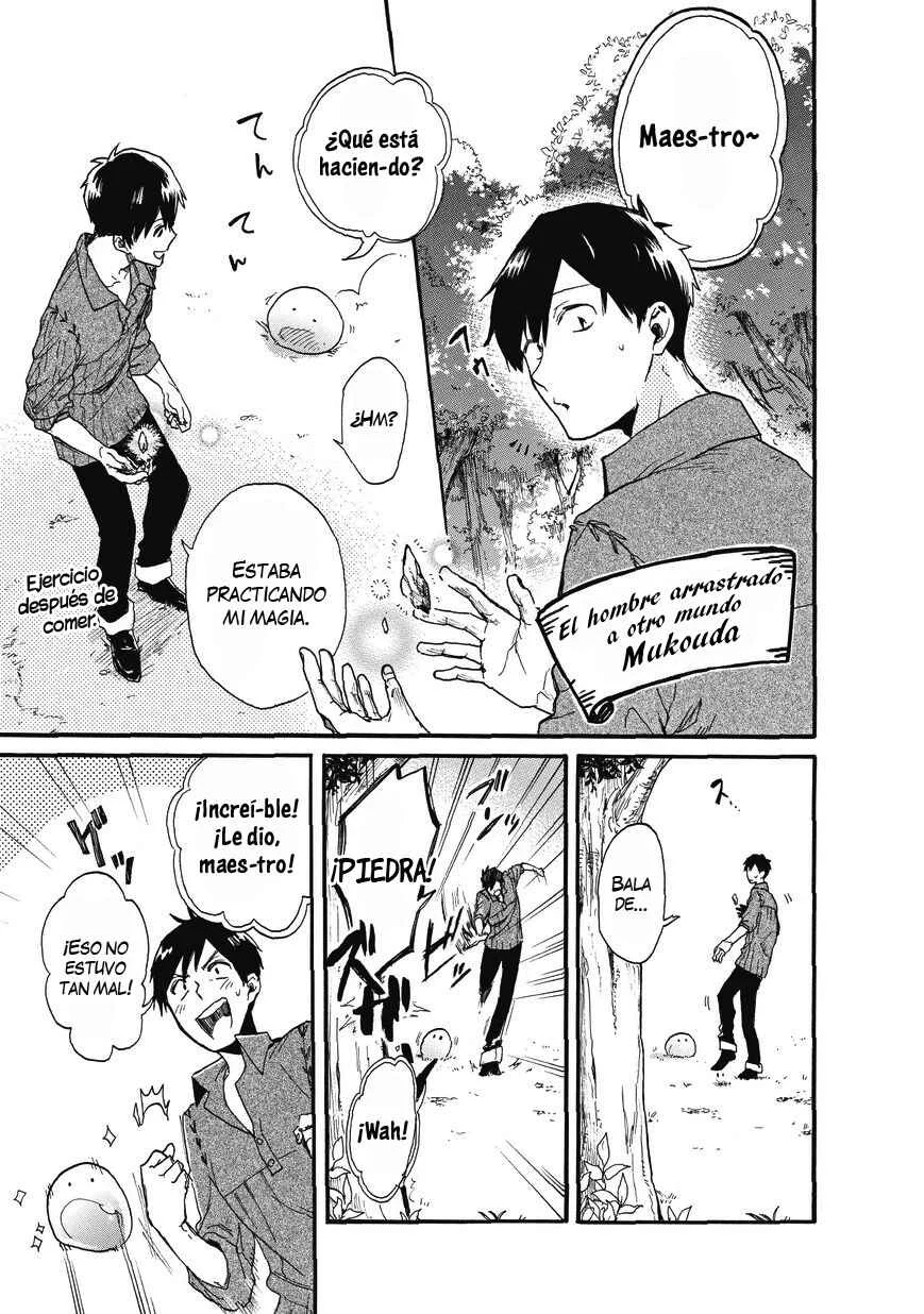 Tondemo Skill de Isekai Hourou Meshi: Sui no Daibouken Capítulo 1: El hombre arrastrado a otro mundo, fenrir y el slime - Page 10