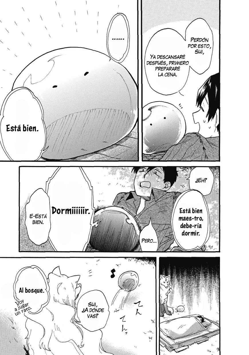 Tondemo Skill de Isekai Hourou Meshi: Sui no Daibouken Capítulo 1: El hombre arrastrado a otro mundo, fenrir y el slime - Page 14