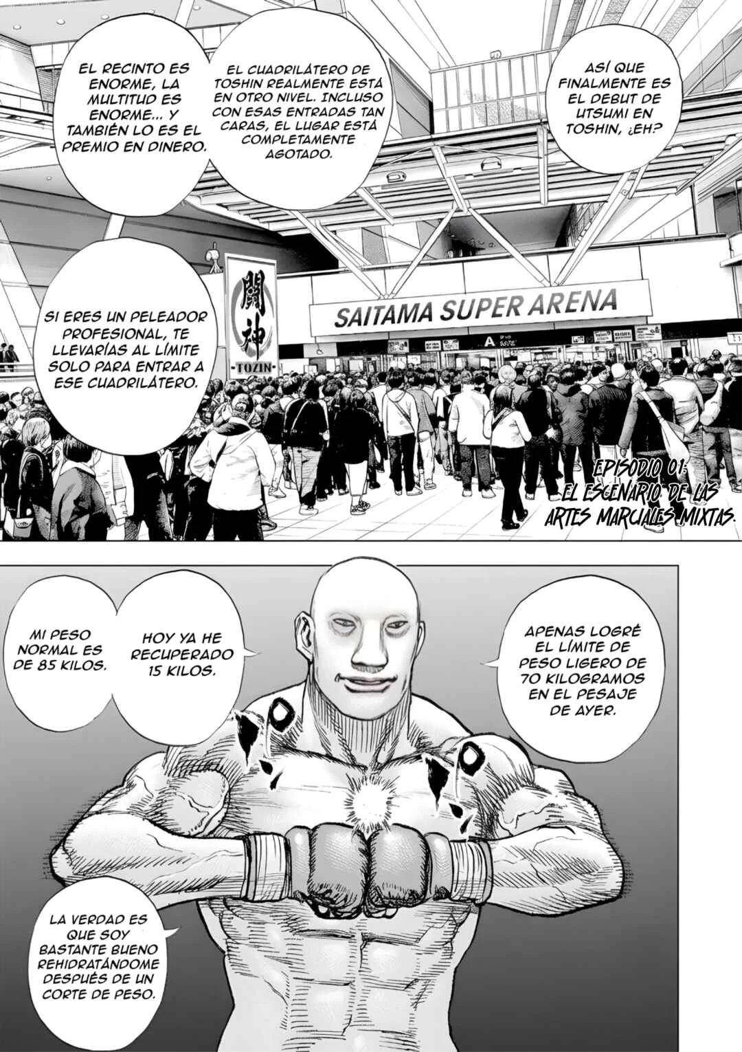 TOUGH Dai Ni Shō Capítulo 1: El escenario de las MMA. - Page 5