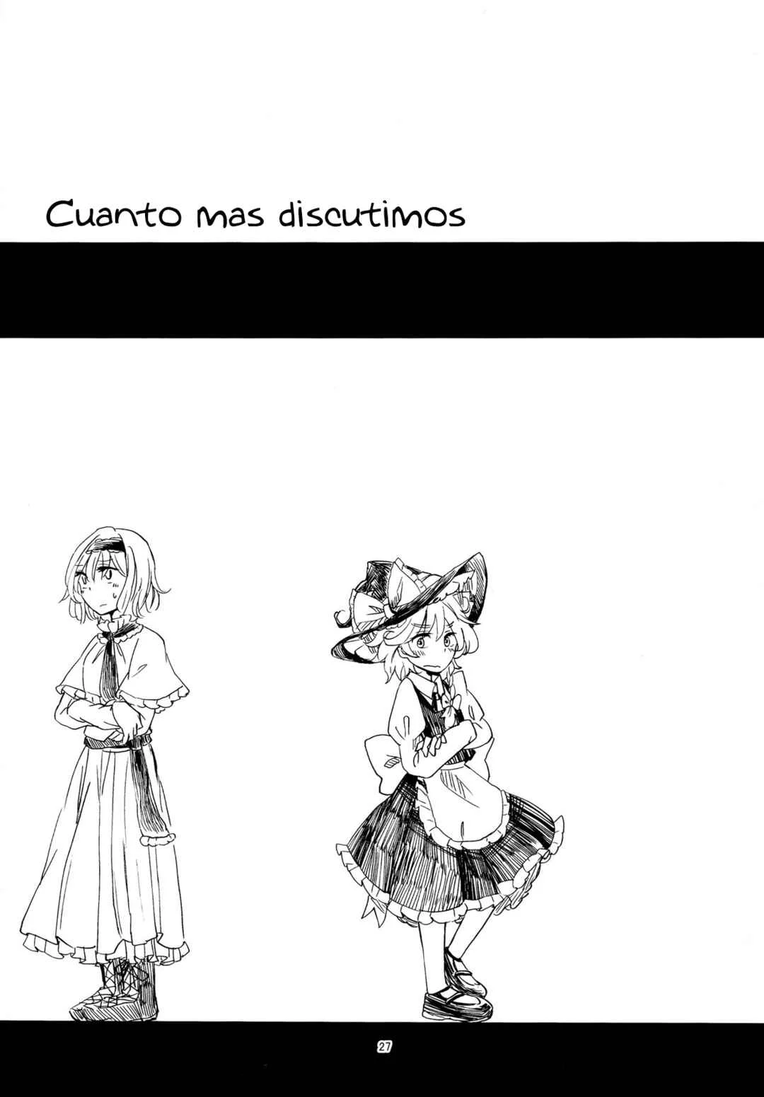Touhou - Aru Majo no Gensou (Doujinshi) Capítulo 4: Cuanto más discutimos - Page 2