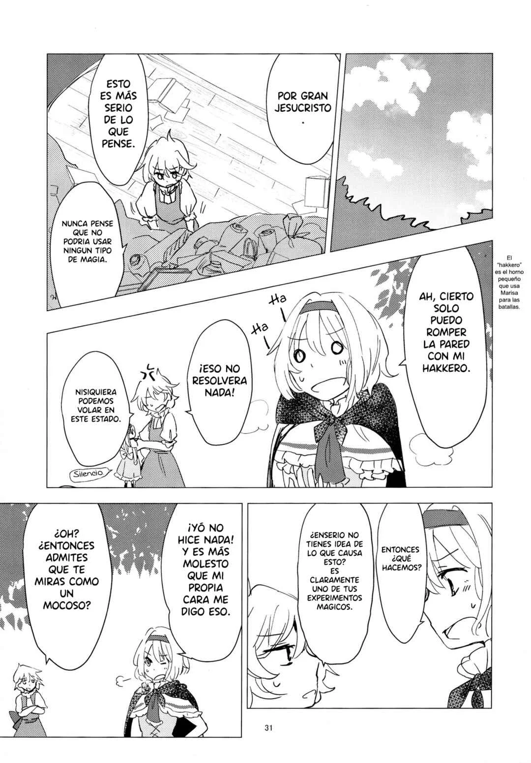 Touhou - Aru Majo no Gensou (Doujinshi) Capítulo 4: Cuanto más discutimos - Page 6