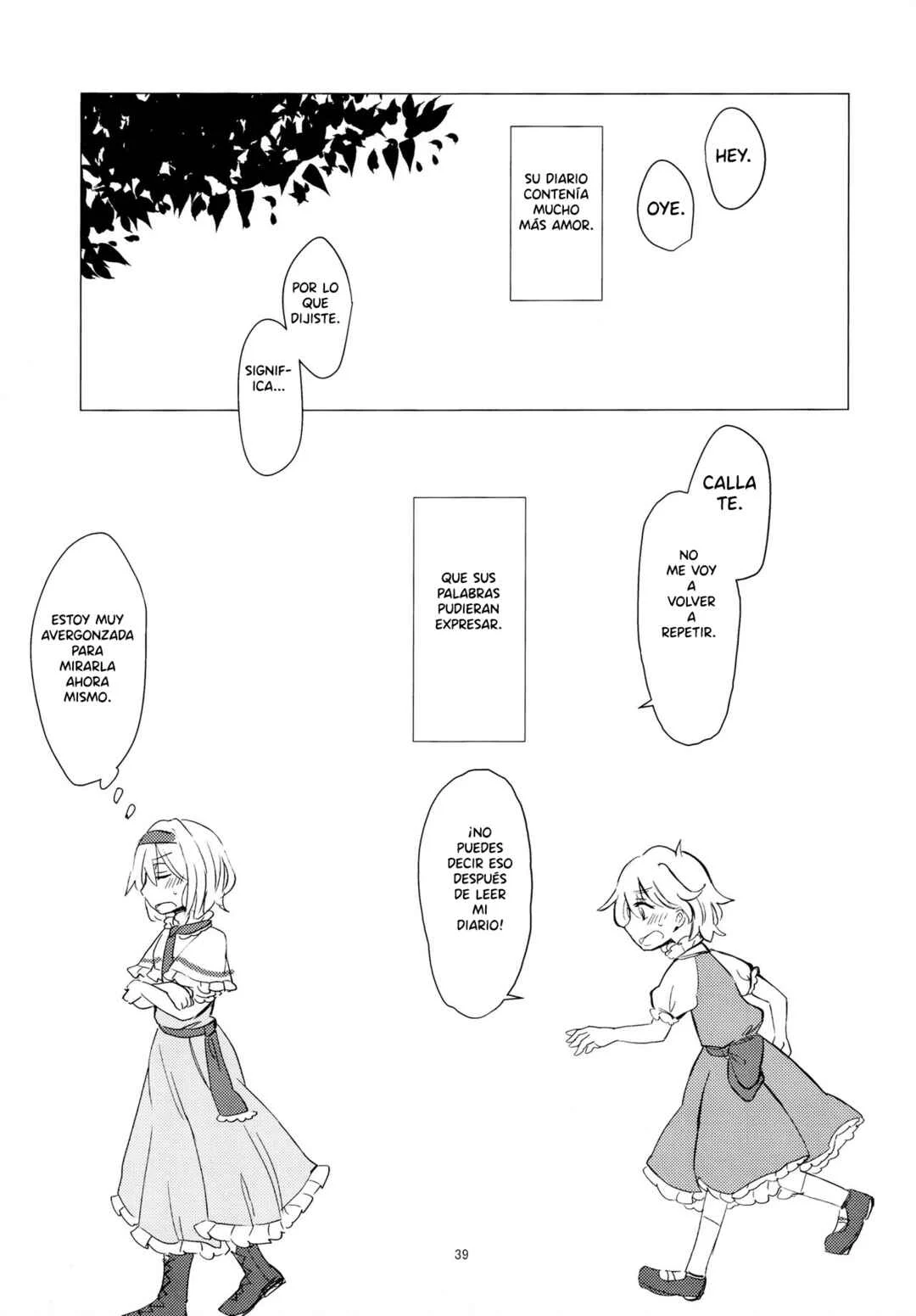 Touhou - Aru Majo no Gensou (Doujinshi) Capítulo 4: Cuanto más discutimos - Page 14