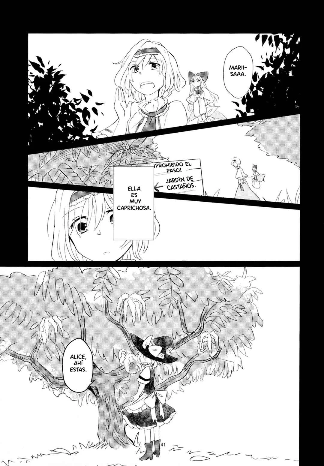 Touhou - Aru Majo no Gensou (Doujinshi) Capítulo 5: Bajo el árbol de Castaña - Page 3