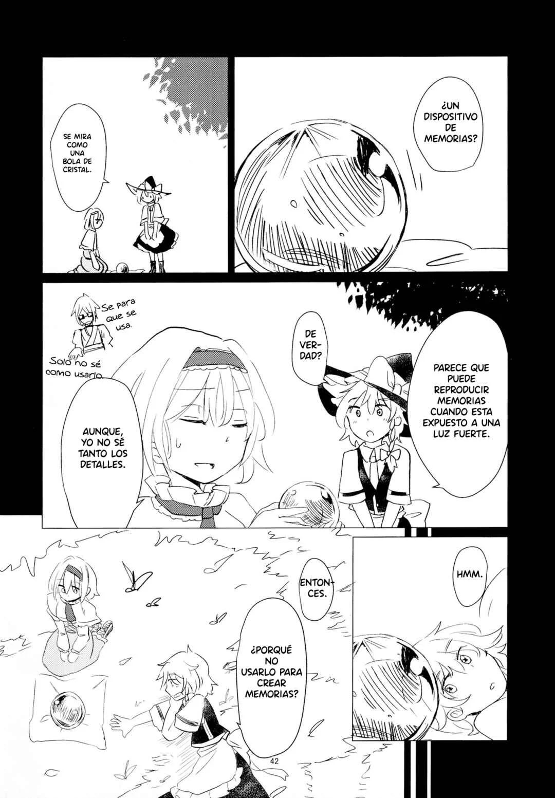 Touhou - Aru Majo no Gensou (Doujinshi) Capítulo 5: Bajo el árbol de Castaña - Page 4