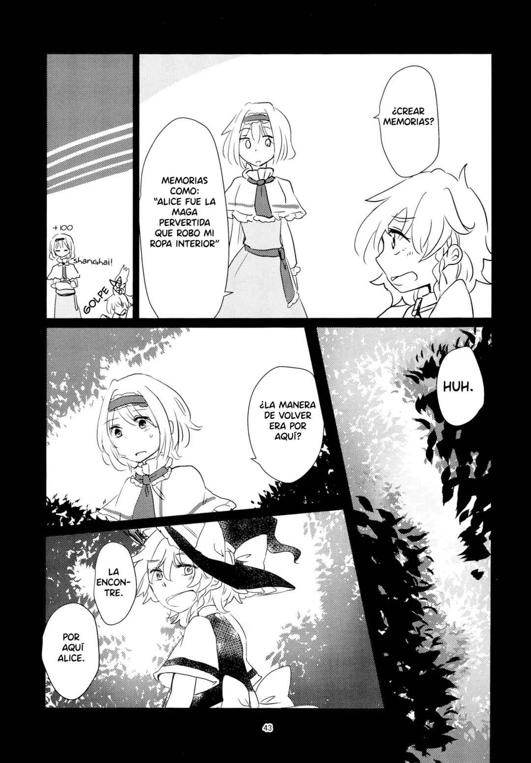 Touhou - Aru Majo no Gensou (Doujinshi) Capítulo 5: Bajo el árbol de Castaña - Page 5