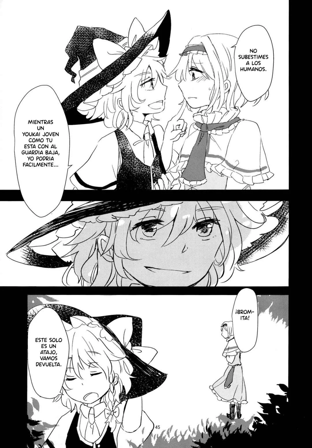 Touhou - Aru Majo no Gensou (Doujinshi) Capítulo 5: Bajo el árbol de Castaña - Page 7