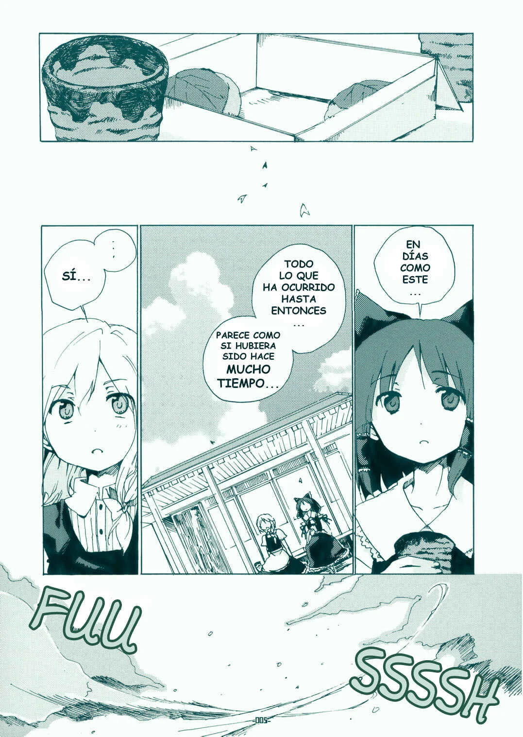 Touhou Bougetsushou ~ Silent Sinner in Blue. Capítulo 0: Prologo - Page 5
