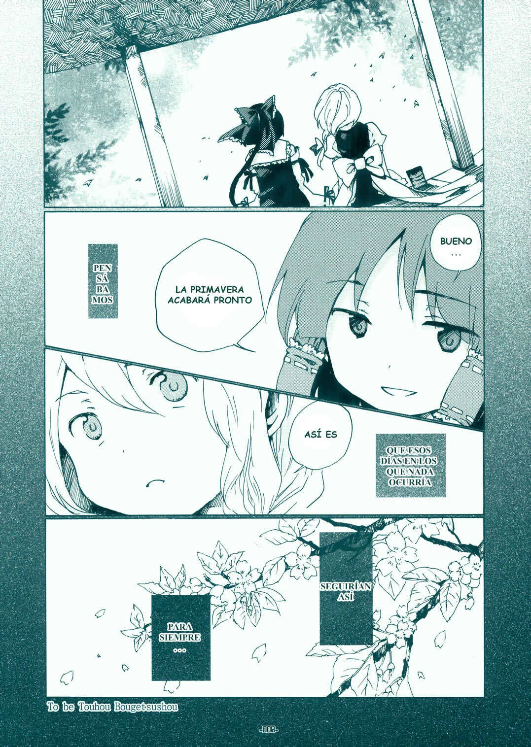 Touhou Bougetsushou ~ Silent Sinner in Blue. Capítulo 0: Prologo - Page 7