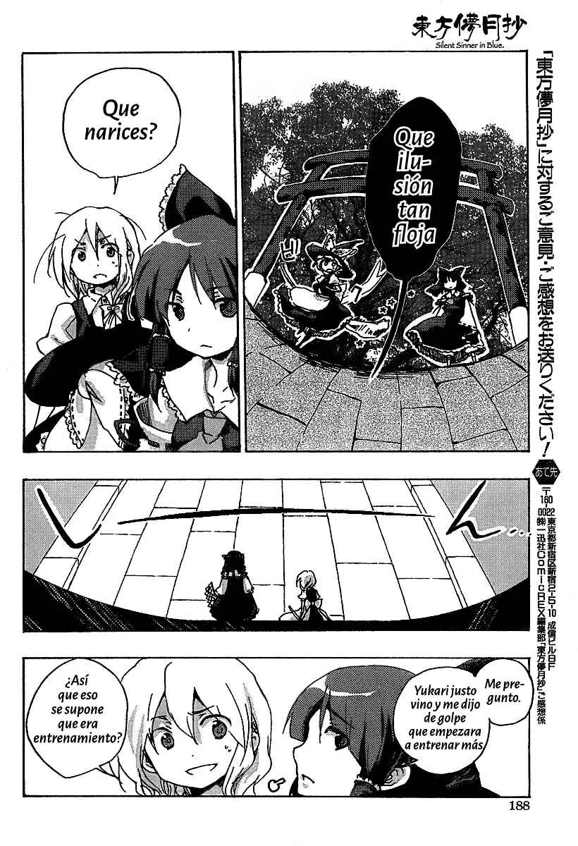 Touhou Bougetsushou ~ Silent Sinner in Blue. Capítulo 1: El plan de la Sabia - Page 11