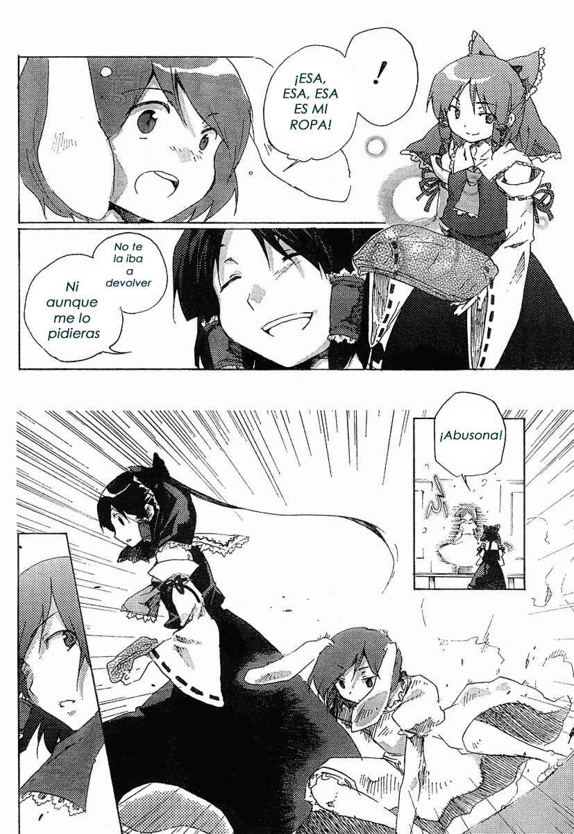 Touhou Bougetsushou ~ Silent Sinner in Blue. Capítulo 2: La carta del conejo enjoyado - Page 4
