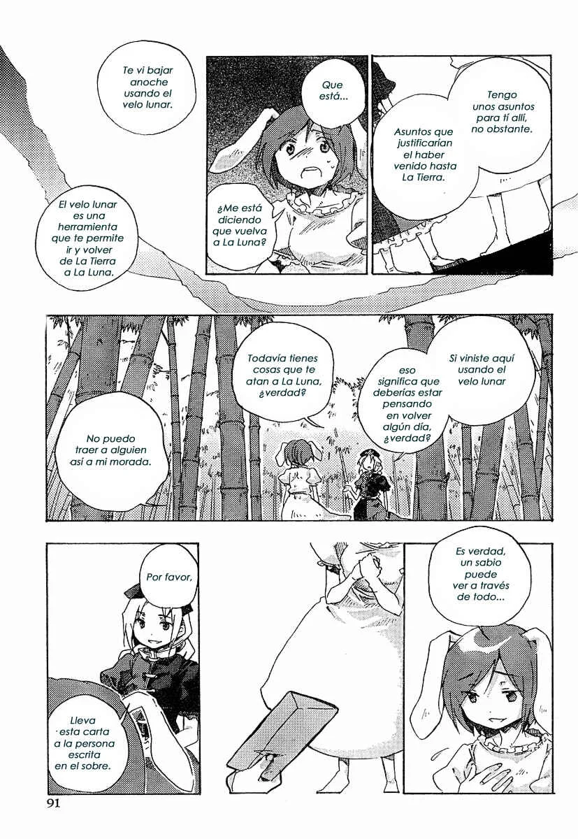 Touhou Bougetsushou ~ Silent Sinner in Blue. Capítulo 2: La carta del conejo enjoyado - Page 17
