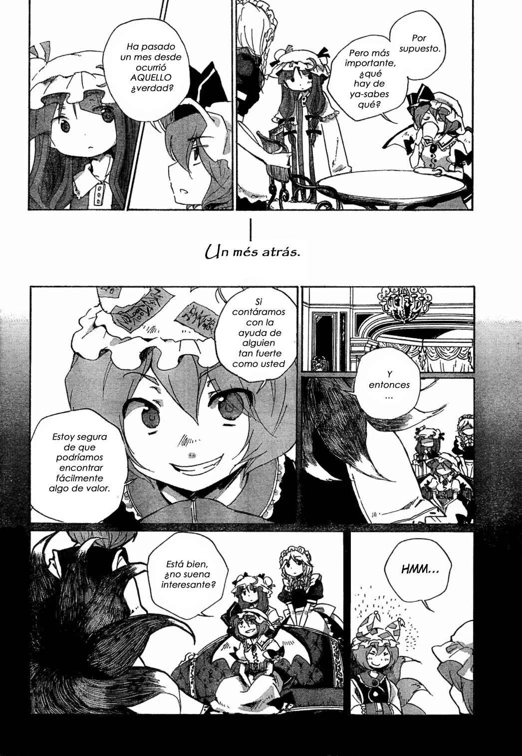 Touhou Bougetsushou ~ Silent Sinner in Blue. Capítulo 3: El cohete escarlata - Page 5