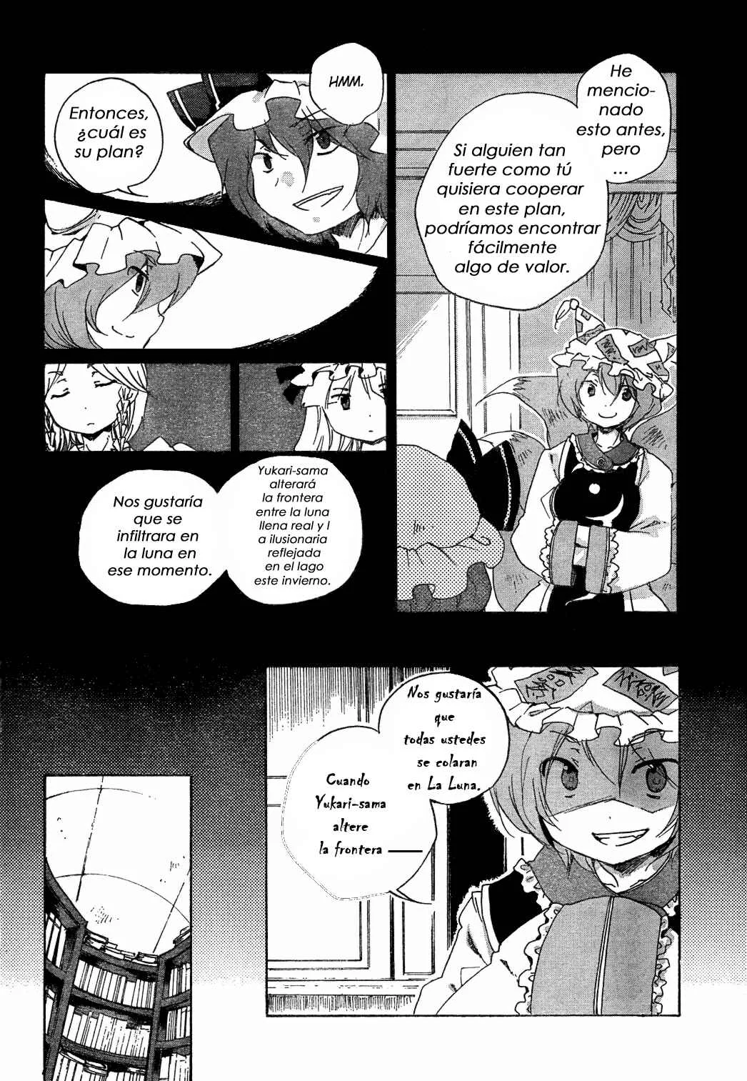 Touhou Bougetsushou ~ Silent Sinner in Blue. Capítulo 3: El cohete escarlata - Page 9