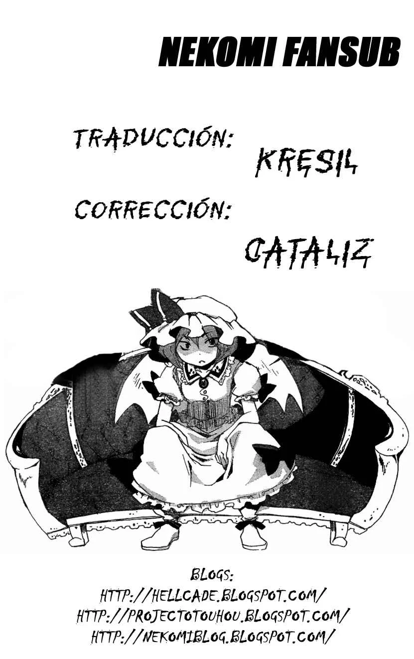 Touhou Bougetsushou ~ Silent Sinner in Blue. Capítulo 3: El cohete escarlata - Page 19