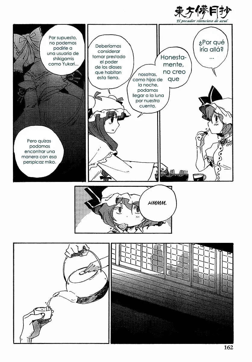 Touhou Bougetsushou ~ Silent Sinner in Blue. Capítulo 4: Nuestra vieja amiga, La Luna Lluviosa - Page 10