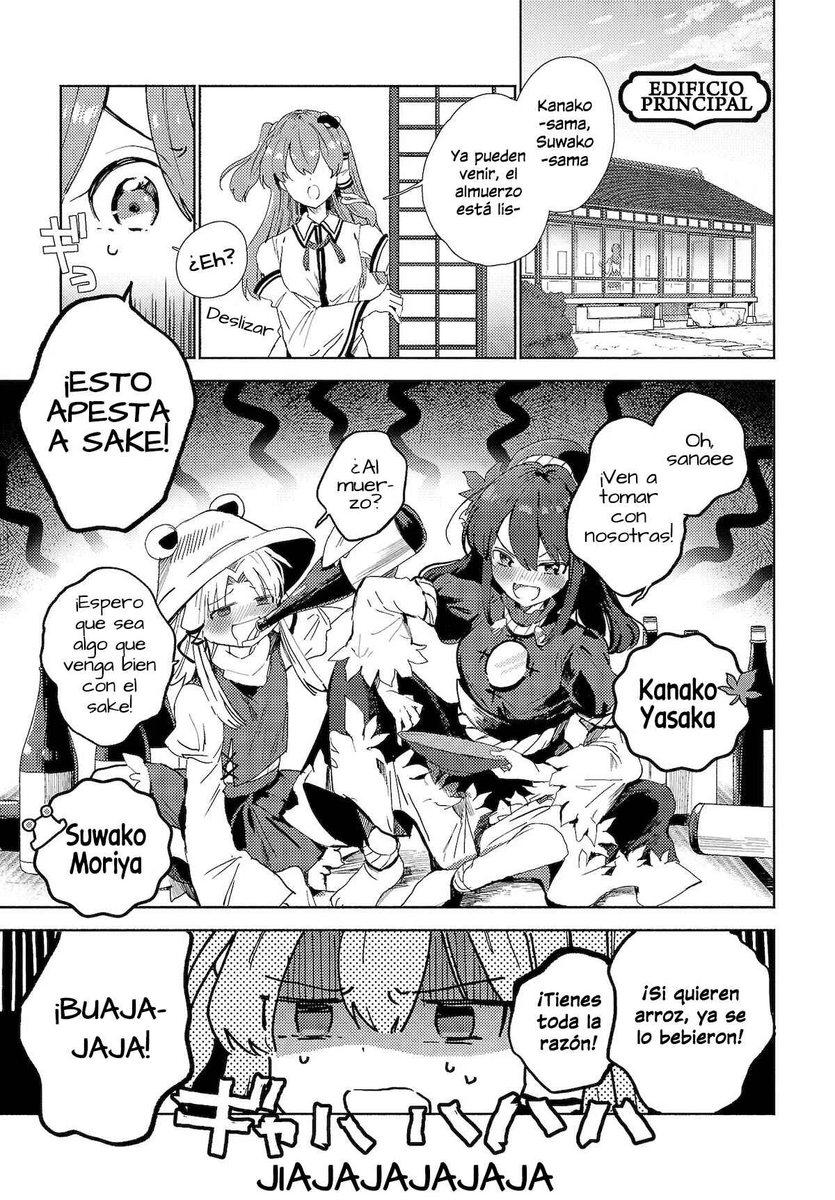 Touhou Project Niji Sousaku Series - Sanae-san wa Iedechuu! Capítulo 1.1 - Page 3