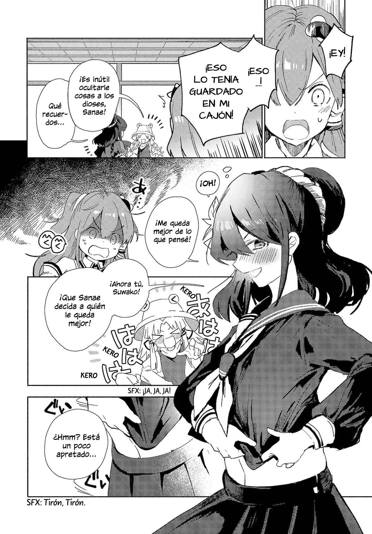 Touhou Project Niji Sousaku Series - Sanae-san wa Iedechuu! Capítulo 1.1 - Page 6