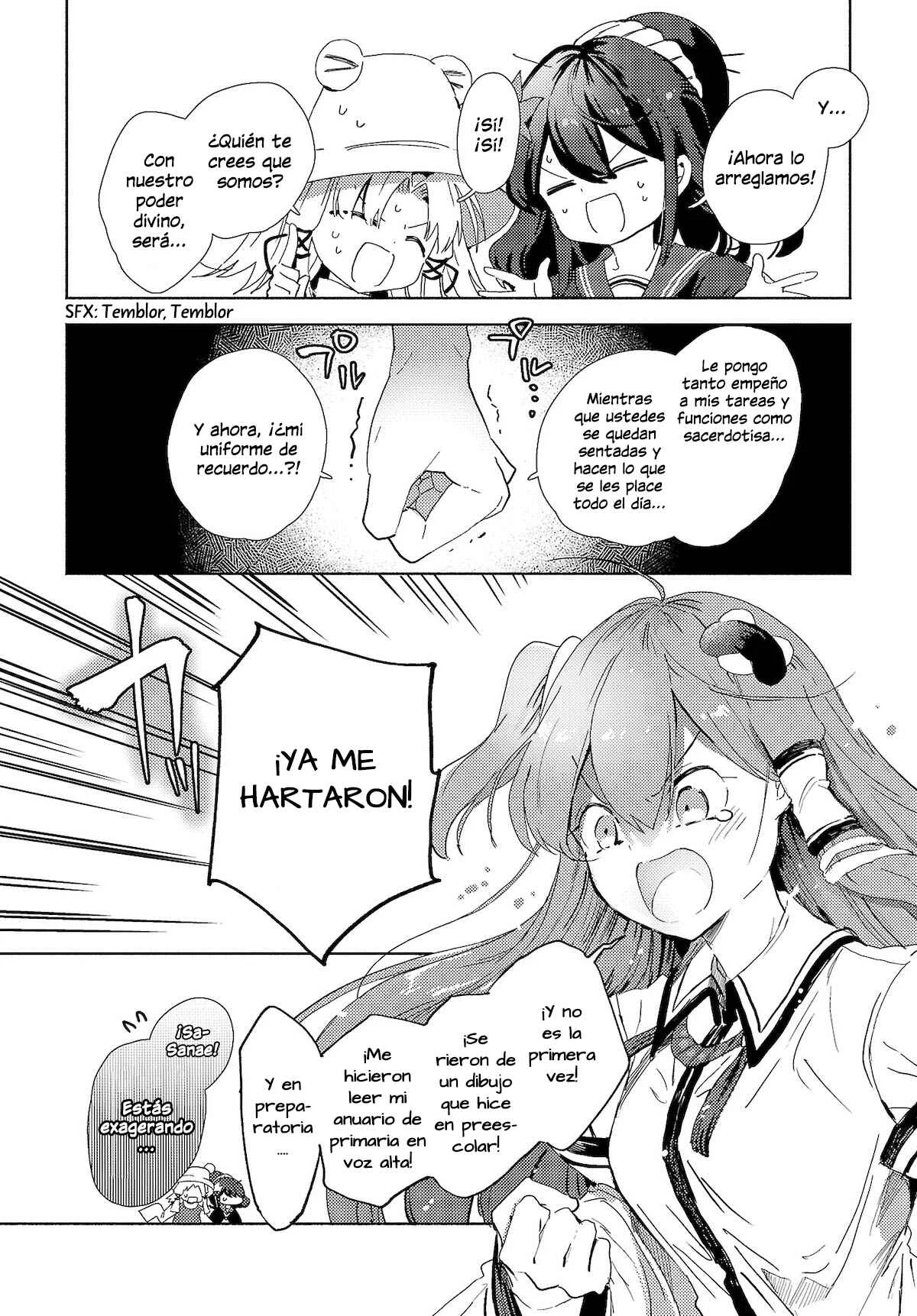 Touhou Project Niji Sousaku Series - Sanae-san wa Iedechuu! Capítulo 1.1 - Page 8