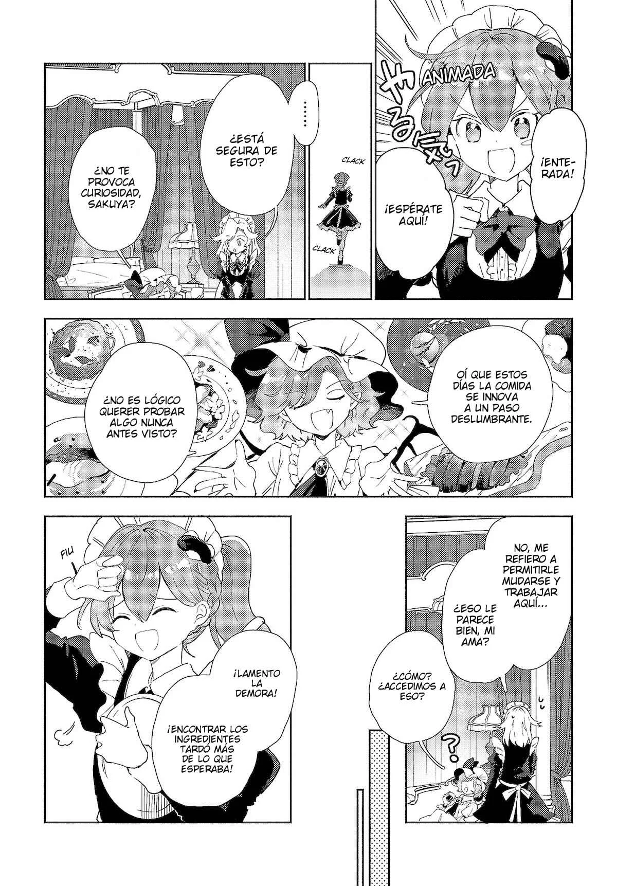 Touhou Project Niji Sousaku Series - Sanae-san wa Iedechuu! Capítulo 2.1: Sanae-san será una sirvienta - Page 4