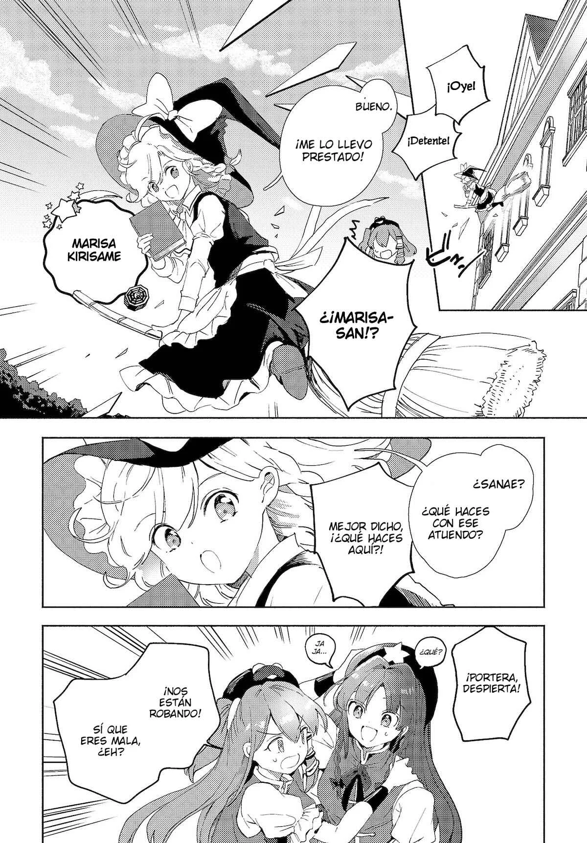 Touhou Project Niji Sousaku Series - Sanae-san wa Iedechuu! Capítulo 2.2: Sanae-san se excede - Page 4