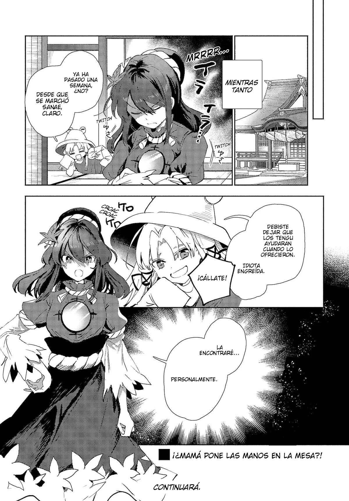 Touhou Project Niji Sousaku Series - Sanae-san wa Iedechuu! Capítulo 2.2: Sanae-san se excede - Page 9