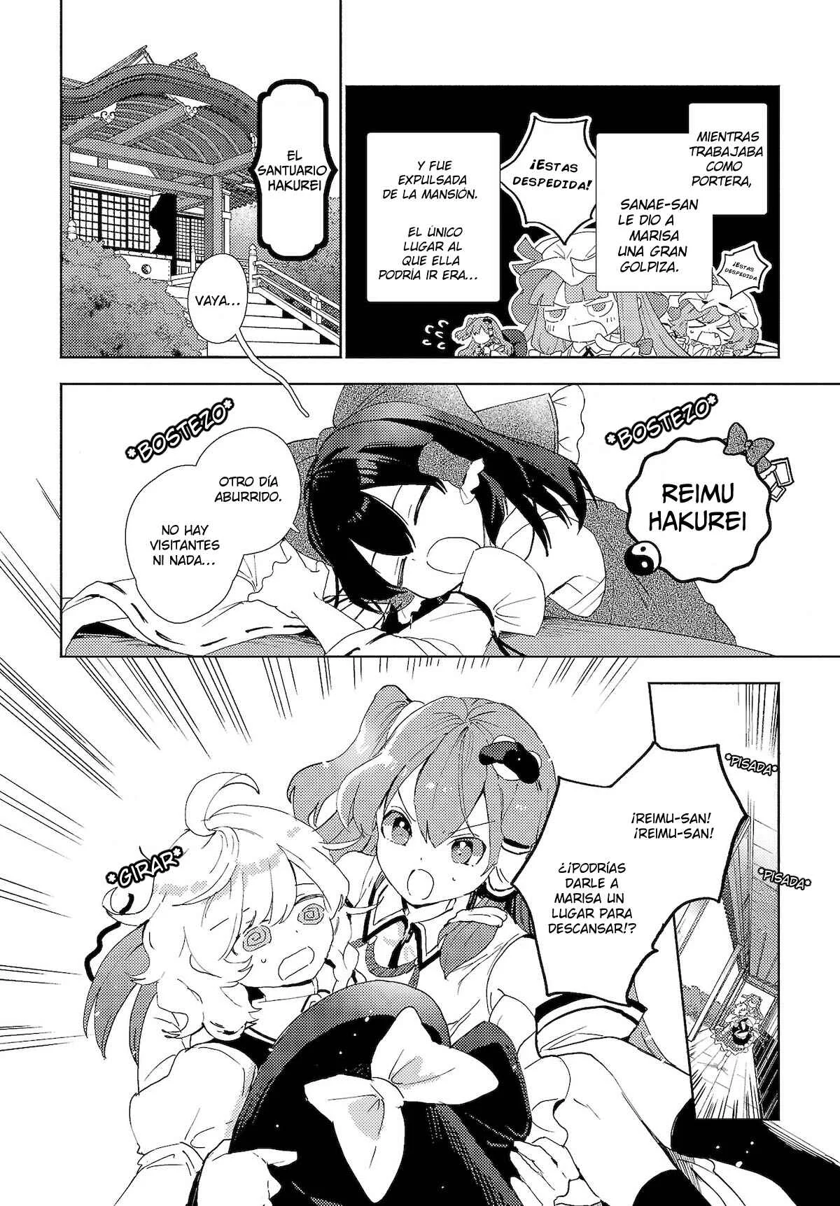 Touhou Project Niji Sousaku Series - Sanae-san wa Iedechuu! Capítulo 3.1: Sanae-San se convierte en otra Sacerdotisa (Parte1) - Page 2