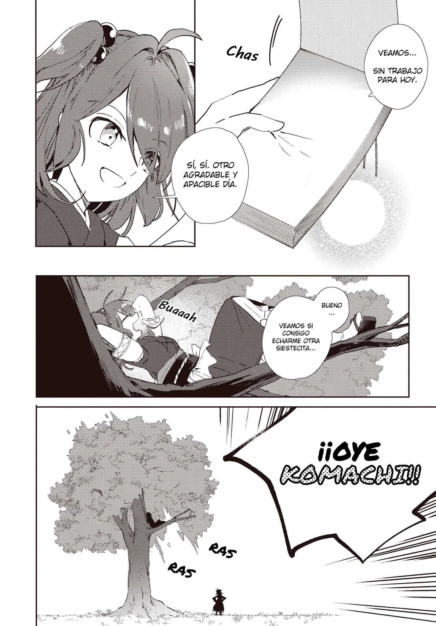 Touhou Project Niji Sousaku Series: Shinigami wa Kyou mo Fune wo Kogu Capítulo 1: Primero la paz, luego la siesta - Page 3