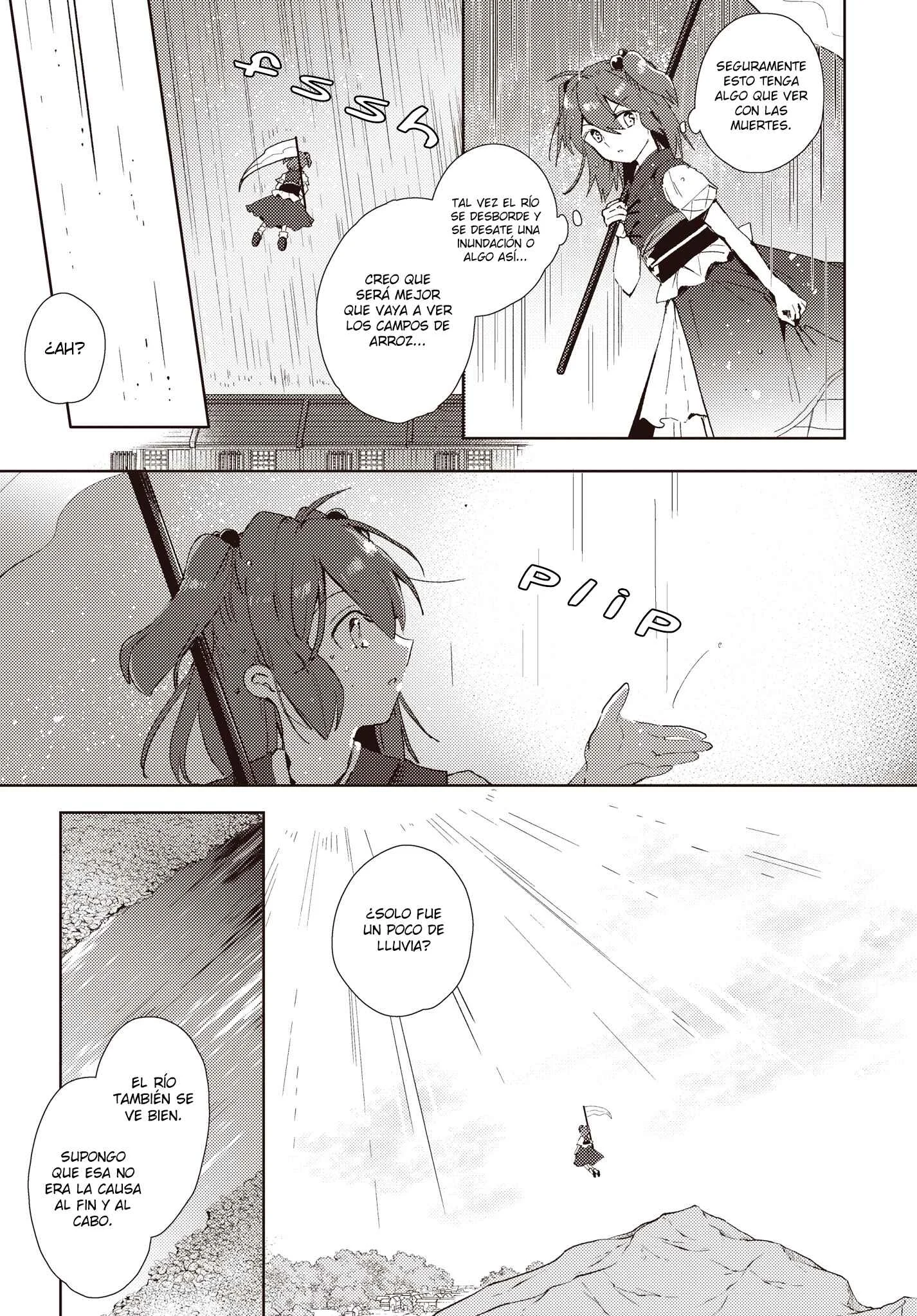 Touhou Project Niji Sousaku Series: Shinigami wa Kyou mo Fune wo Kogu Capítulo 1: Primero la paz, luego la siesta - Page 10