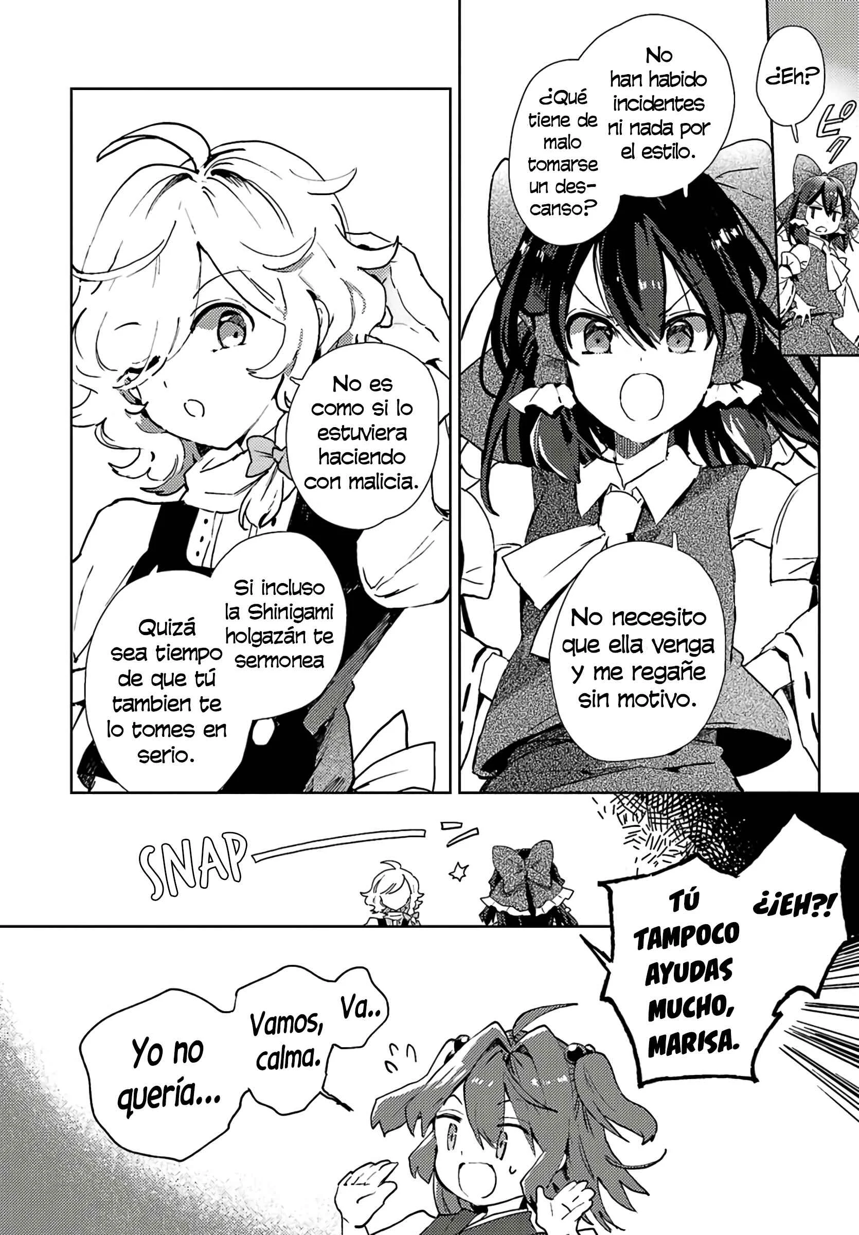Touhou Project Niji Sousaku Series: Shinigami wa Kyou mo Fune wo Kogu Capítulo 4 - Page 10