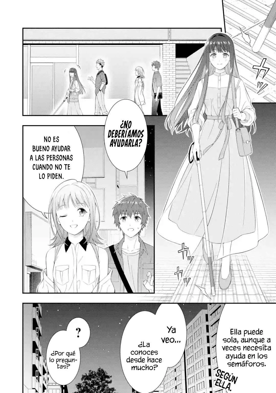 Toumei na Yoru ni Kakeru Kimi to, Me ni Mienai Koi wo Shita. Capítulo 1 - Page 8