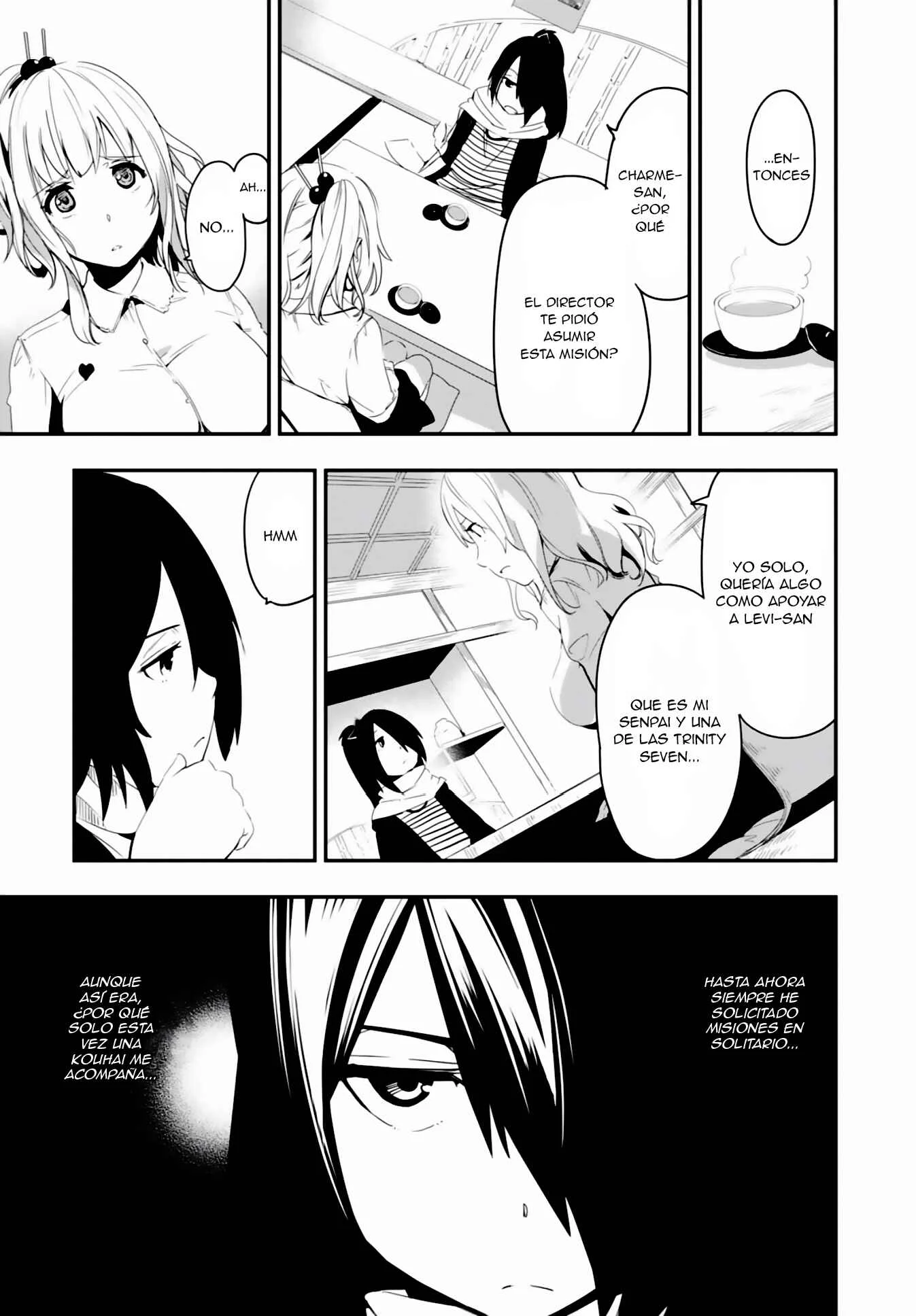 Trinity Seven: Levi Ninden Capítulo 1: Parte 1: La Chica de la Magia Sigilosa - Page 16