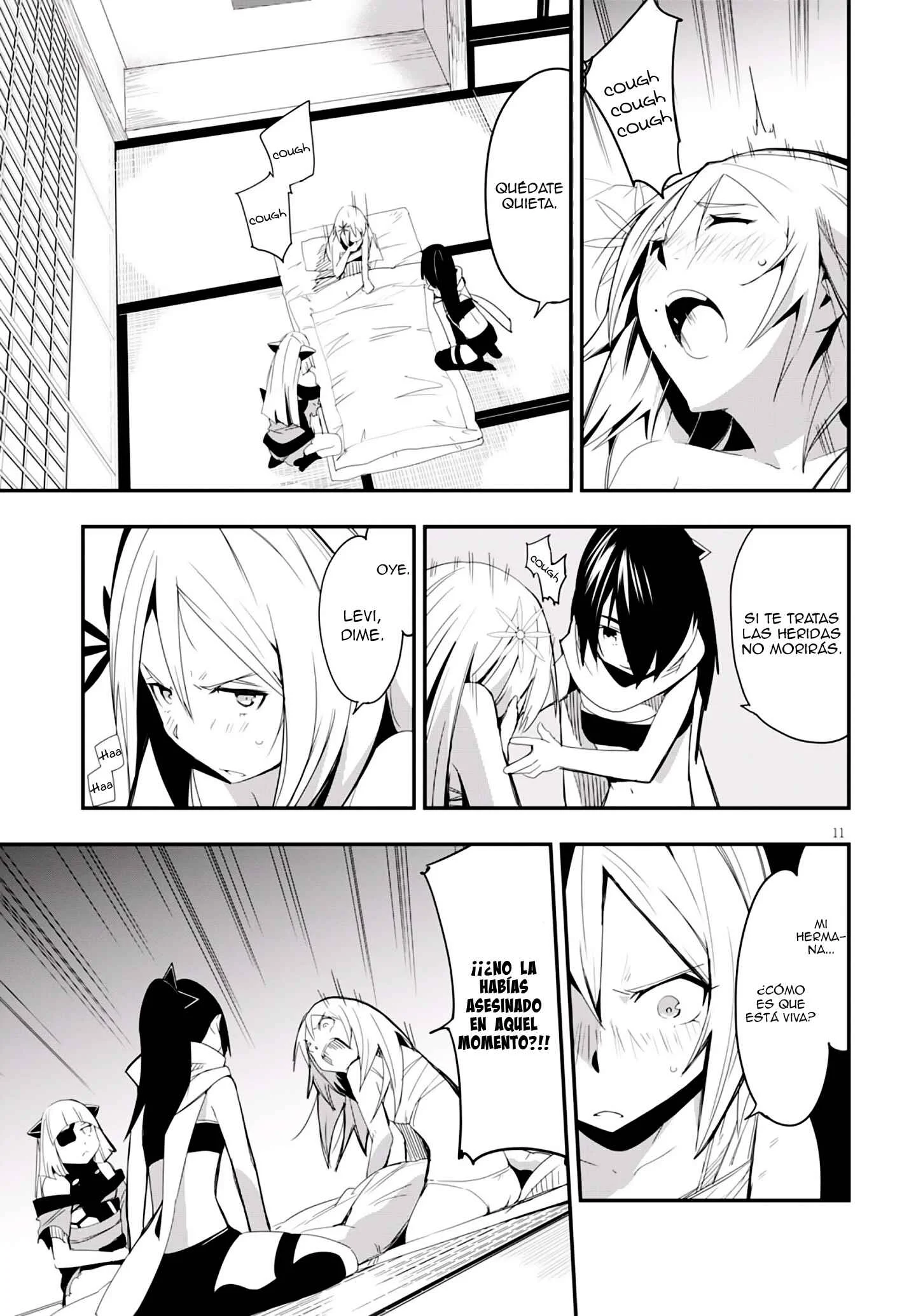 Trinity Seven: Levi Ninden Capítulo 10: Parte 10: Las Hermanas Dragón - Page 11