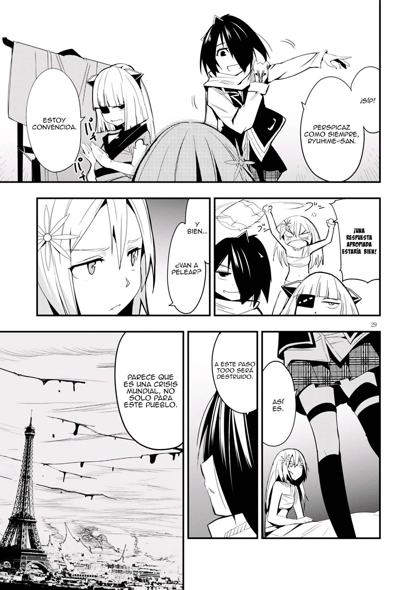 Trinity Seven: Levi Ninden Capítulo 10: Parte 10: Las Hermanas Dragón - Page 29