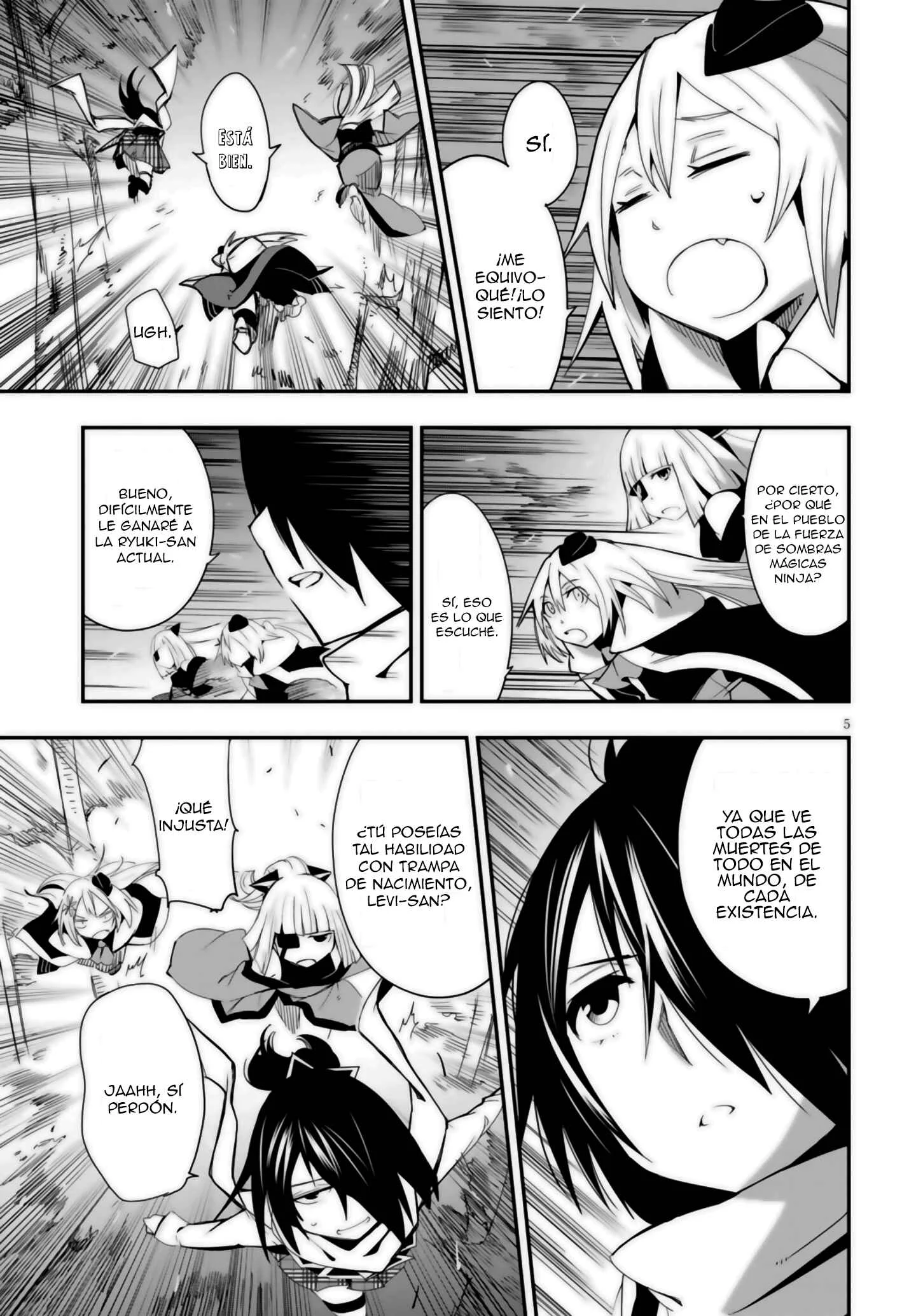 Trinity Seven: Levi Ninden Capítulo 11: Parte 11: La Chica que es Jefa de las Sombras Mágicas - Page 5