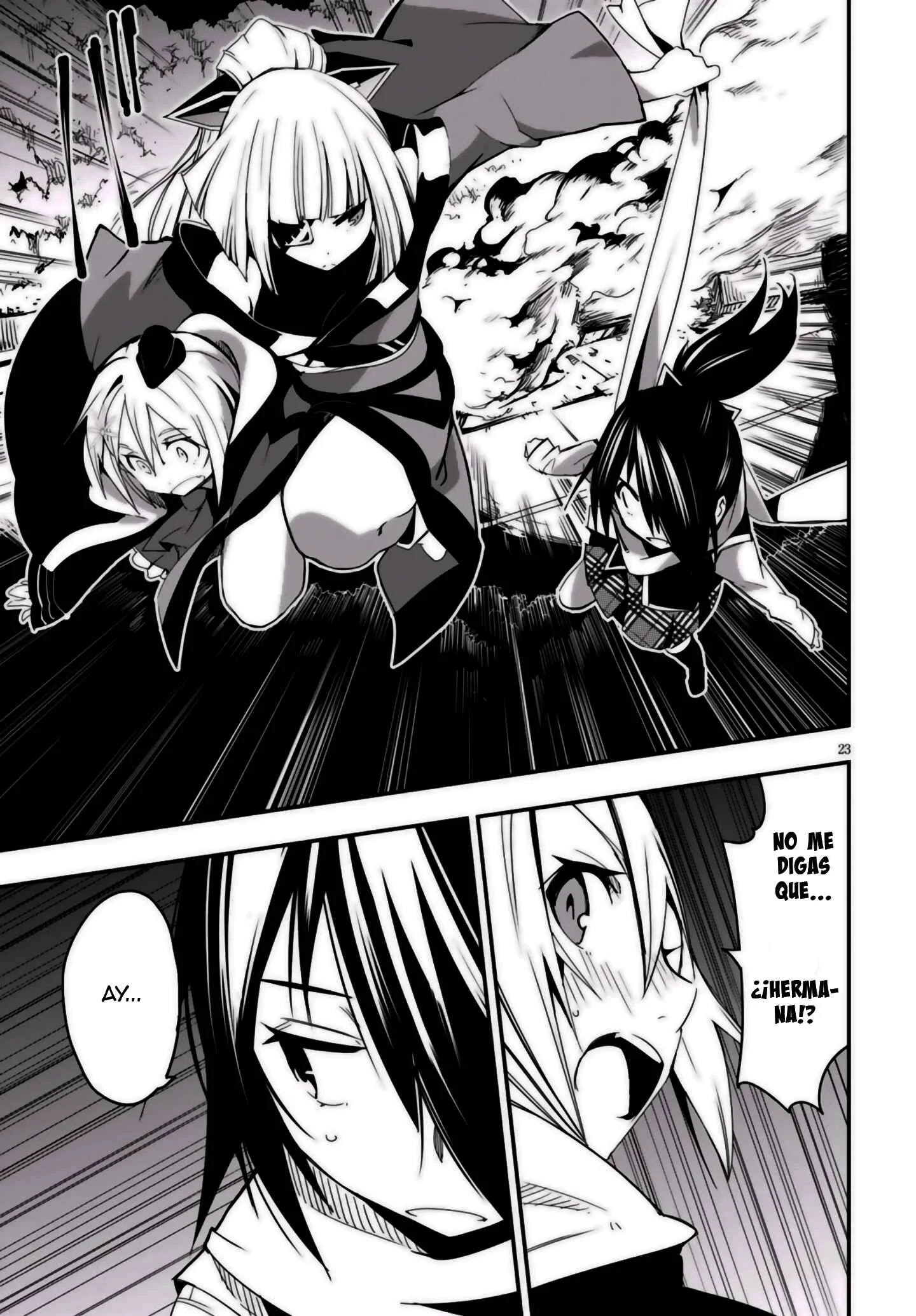Trinity Seven: Levi Ninden Capítulo 11: Parte 11: La Chica que es Jefa de las Sombras Mágicas - Page 23
