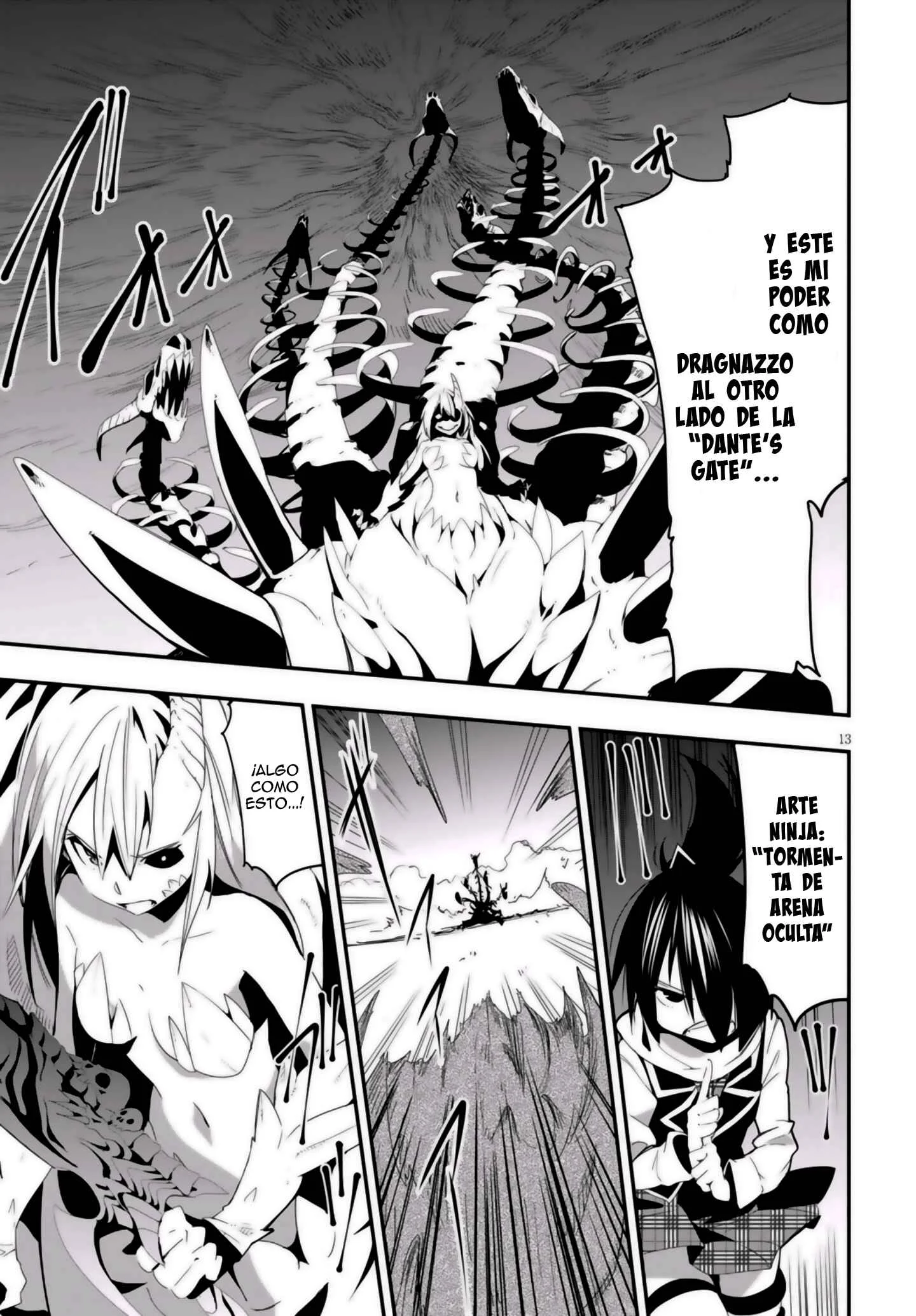 Trinity Seven: Levi Ninden Capítulo 12: Parte 12: Las Hermanas del Dios Dragón - Page 13