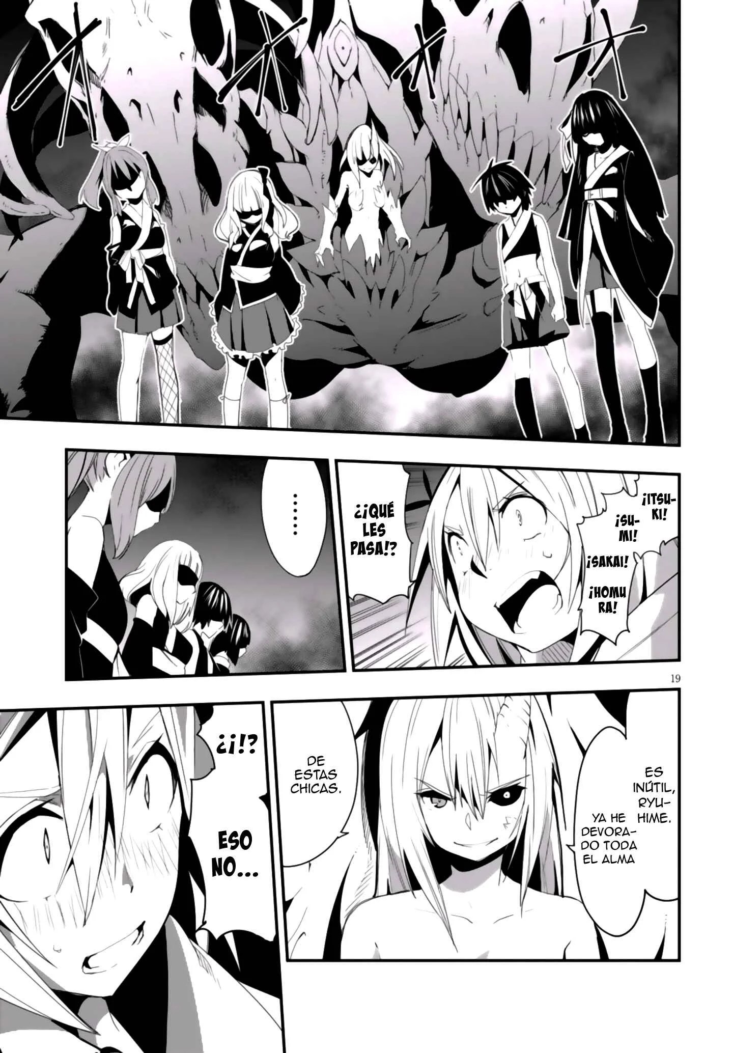 Trinity Seven: Levi Ninden Capítulo 12: Parte 12: Las Hermanas del Dios Dragón - Page 19