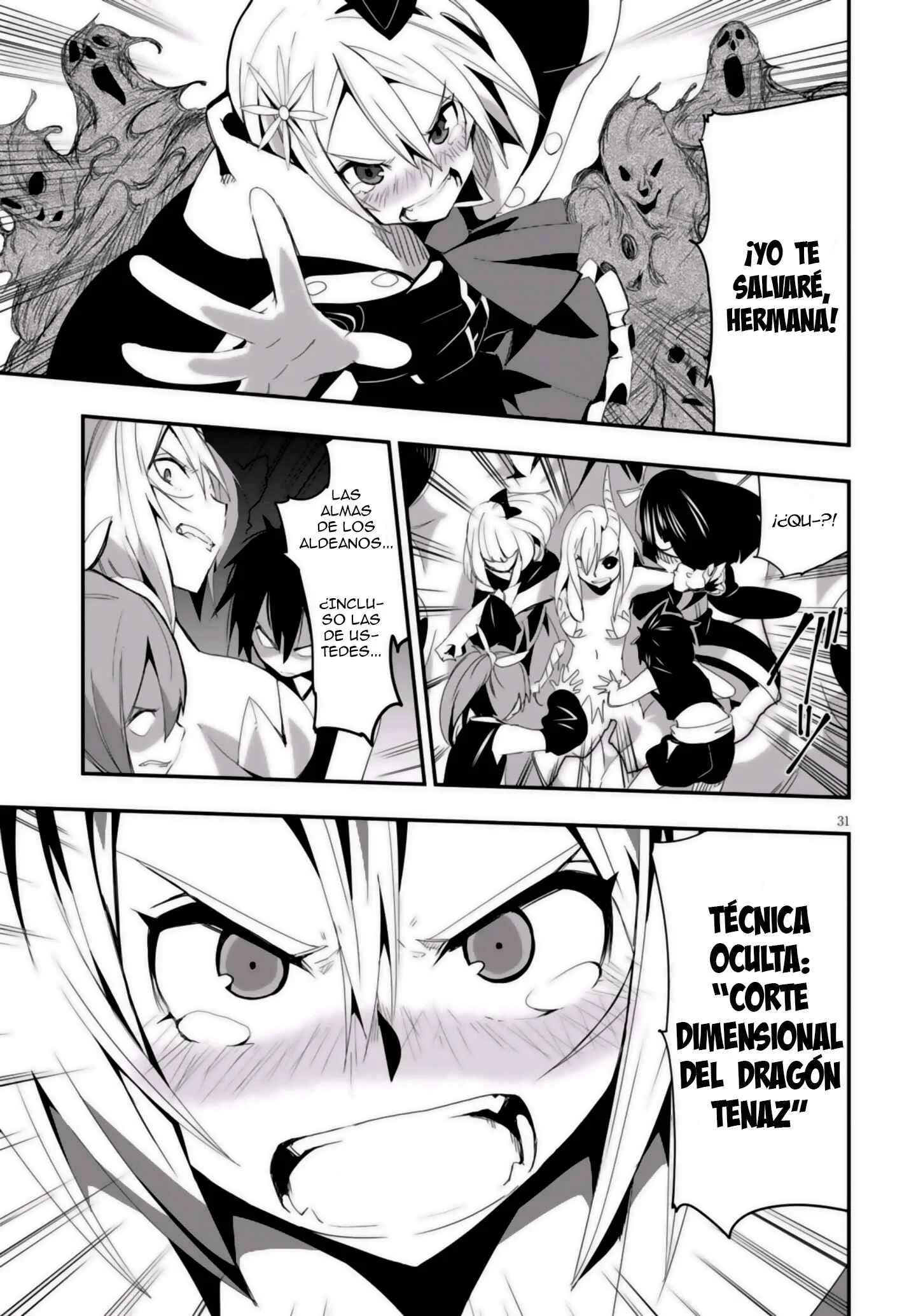 Trinity Seven: Levi Ninden Capítulo 12: Parte 12: Las Hermanas del Dios Dragón - Page 31